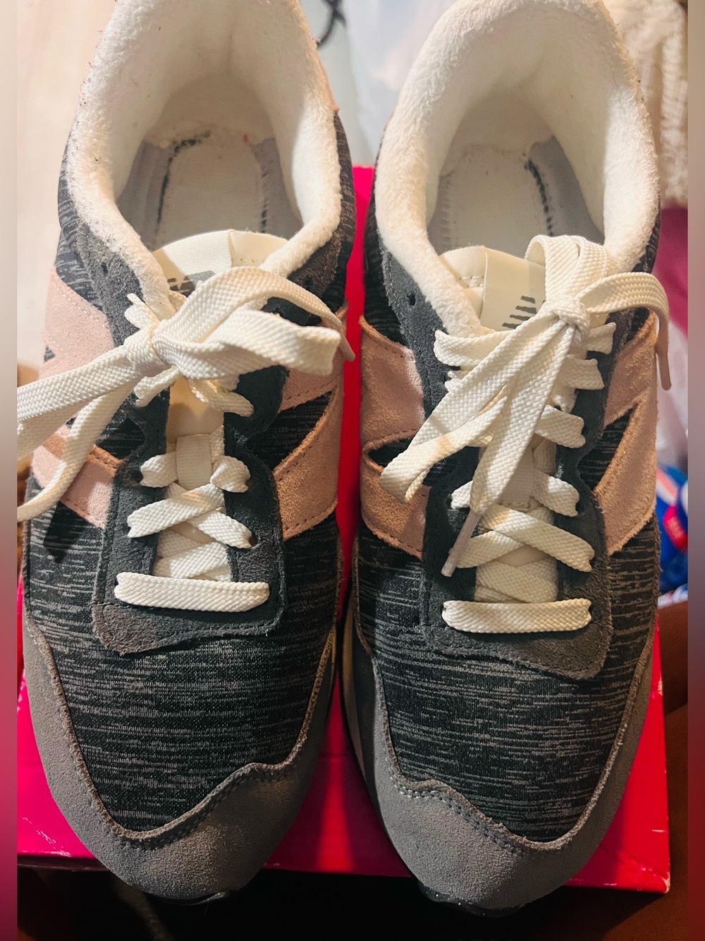 New Balance 237 Castlerock Pink Sand Grey Sneakers Women’s Size 9